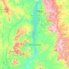 Porto Nacional topographic map, elevation, terrain