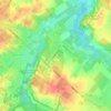 Klein-Gelmen topographic map, elevation, terrain