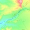 بختگان topographic map, elevation, terrain
