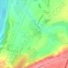 Chieulles topographic map, elevation, terrain