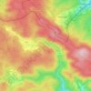 Jelení u Nových Hamrů topographic map, elevation, terrain