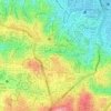 Wonotingal topographic map, elevation, terrain