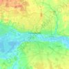 Kaliningrado topographic map, elevation, terrain