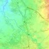 San Roque topographic map, elevation, terrain