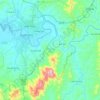 Xã Đăk Rơ Wa topographic map, elevation, terrain
