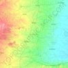 Botad District topographic map, elevation, terrain