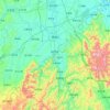 Lingling District topographic map, elevation, terrain