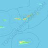 Virgin Islands topographic map, elevation, terrain