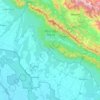 Bardiya topographic map, elevation, terrain
