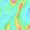 Cesar topographic map, elevation, terrain