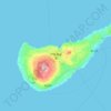 Okinoerabujima topographic map, elevation, terrain