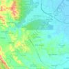 Langsa Lama topographic map, elevation, terrain