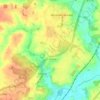 Pettistree topographic map, elevation, terrain