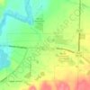 Mesick topographic map, elevation, terrain