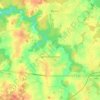 Sèvres-Anxaumont topographic map, elevation, terrain