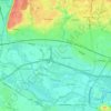 Jubilee River topographic map, elevation, terrain