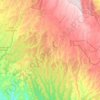 Olokurto ward topographic map, elevation, terrain