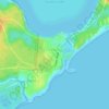 Cudmirrah topographic map, elevation, terrain