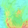 Alto Sinú topographic map, elevation, terrain
