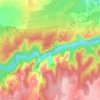 Réserve naturelle des Gorges du Gardon topographic map, elevation, terrain