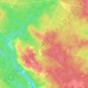 Meylan topographic map, elevation, terrain