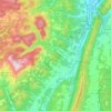 Greenfield Township topographic map, elevation, terrain