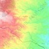 Githiga ward topographic map, elevation, terrain