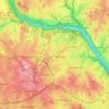 McLean topographic map, elevation, terrain