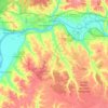 Constância topographic map, elevation, terrain