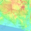 Ellembelle District topographic map, elevation, terrain