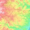 Mkhambathini Local Municipality topographic map, elevation, terrain