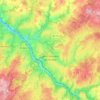Saint-Léonard-de-Noblat topographic map, elevation, terrain