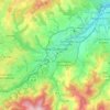 Saint-Chamond topographic map, elevation, terrain