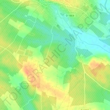 34290 topographic map, elevation, terrain