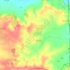 Clipston topographic map, elevation, terrain