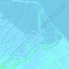 Muara topographic map, elevation, terrain