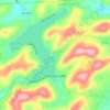 Harveys Lake topographic map, elevation, terrain