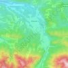 Oreshak topographic map, elevation, terrain