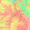 Hardin County topographic map, elevation, terrain