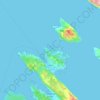 Lopar topographic map, elevation, terrain