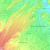 Tysmenytsia Raion topographic map, elevation, terrain