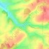 Hargeville-sur-Chée topographic map, elevation, terrain