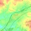 Attleborough topographic map, elevation, terrain