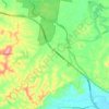 Cooroy topographic map, elevation, terrain