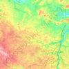Communauté de communes du Haut-Poitou topographic map, elevation, terrain