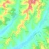 Lusignac topographic map, elevation, terrain