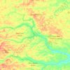 Sungai Hitam topographic map, elevation, terrain