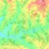 Oradour-sur-Glane topographic map, elevation, terrain