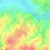 Góry topographic map, elevation, terrain