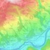 Laufenburg (Baden) topographic map, elevation, terrain